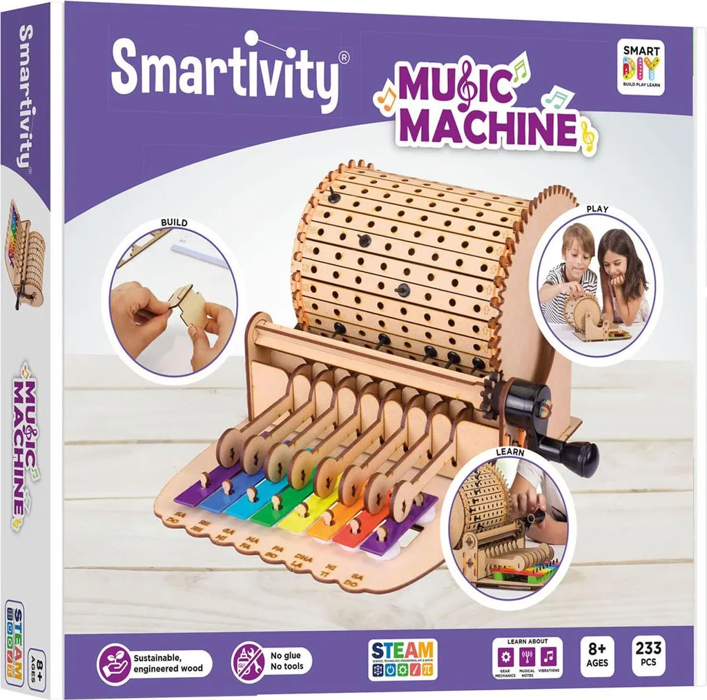 Machine à musique Smartivity pour enfant - Kit créatif pour petit génie
