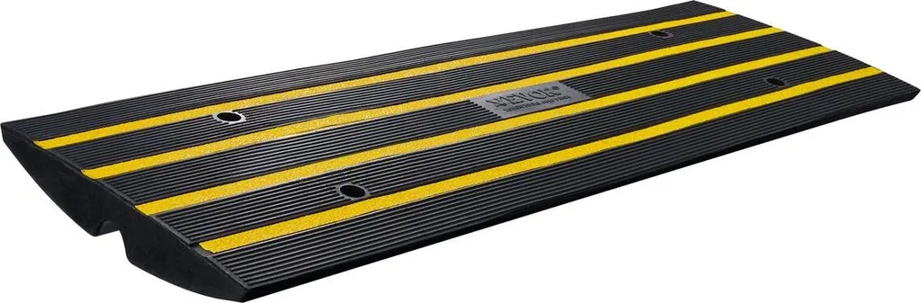 Rampe pour garage et trottoir, accès véhicule lourd en caoutchouc