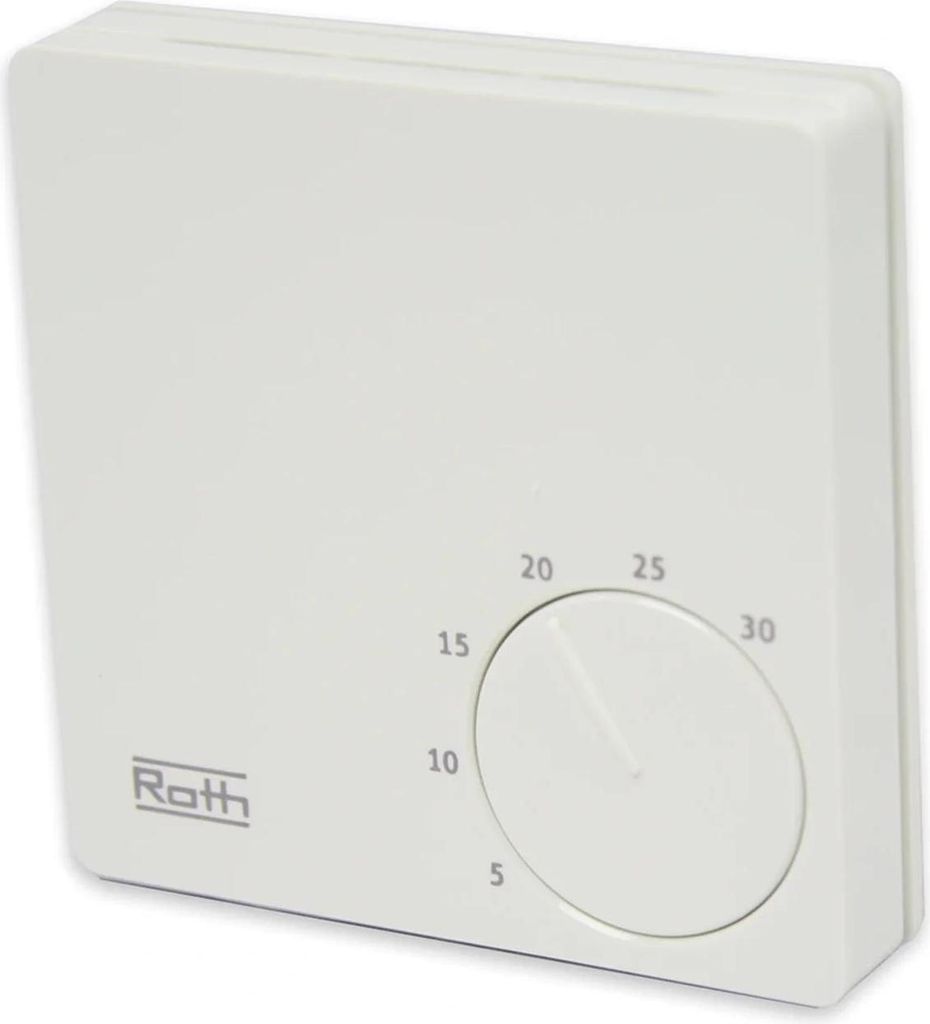 ROTH WERKE Roth, Raumthermostat, Basicline H, 230 Volt, 1 Produktbild 