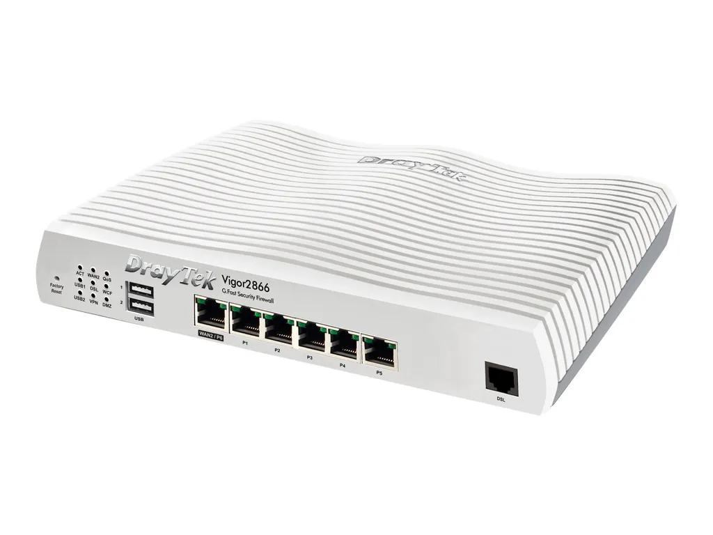 DrayTek Vigor 2866 Modem Routeur VDSL2 Supervectoring G.Fast G.105