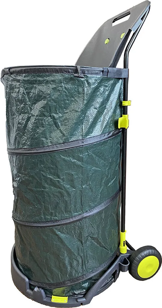 Carrello da giardino con pala per foglie 504347, pieghevole, 59 x 49 x 108 cm