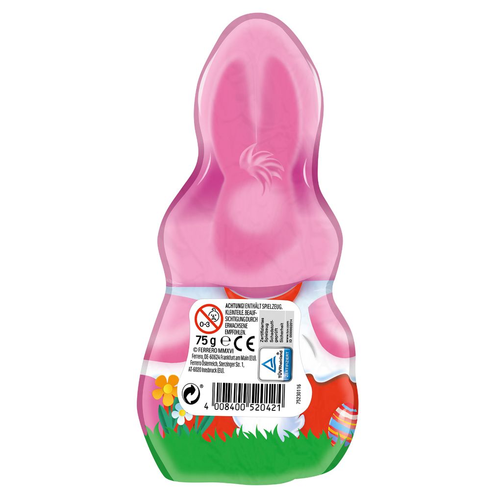Kinder Schokoladen Osterhase mit Überraschung für Mädchen Produktbild 4