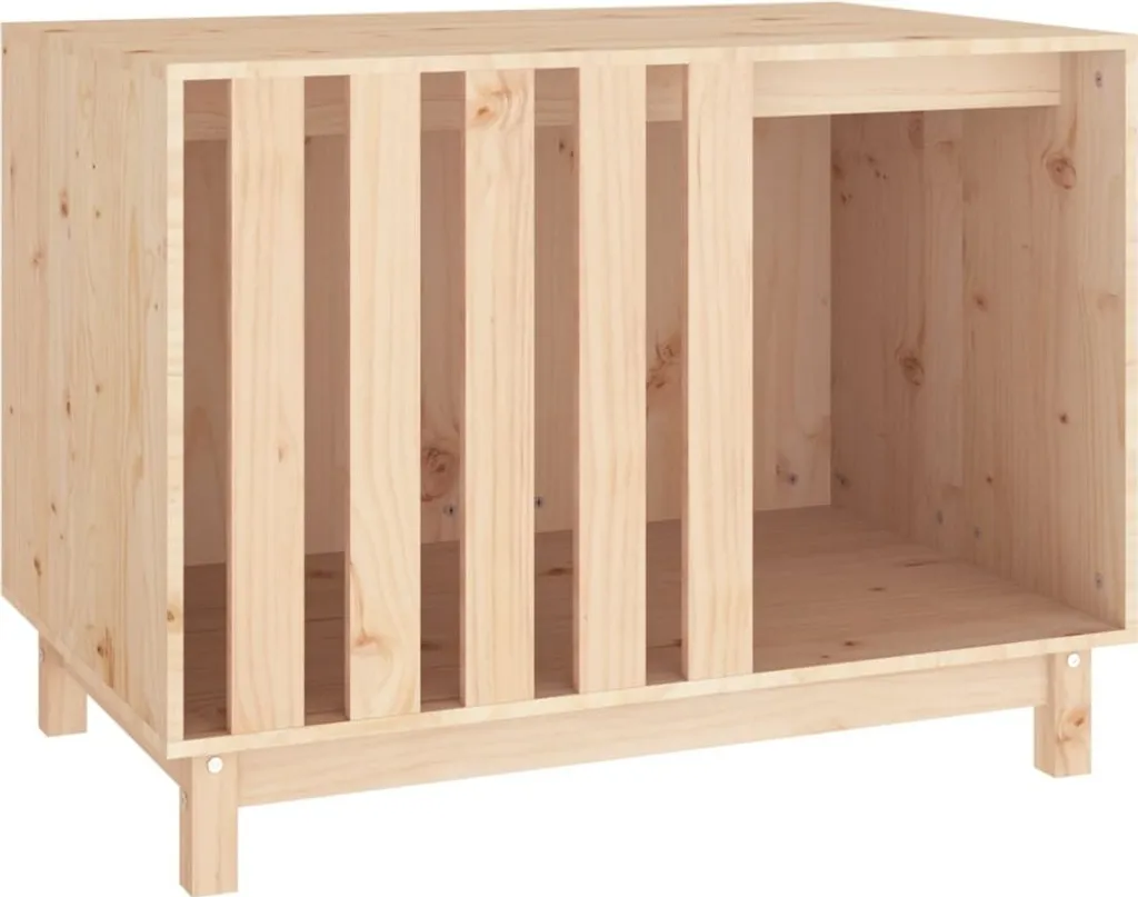 vidaXL Cuccia per Cani 90x60x67 cm in Legno di Pino Massiccio | Shop Online
