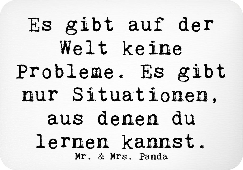 Mr. & Mrs. Panda magnet Spruch Erleuchtung finden - Weiß - Geschenk, küchenmagnet, haftmagnet, Weisheit, Dankbarkeit, tafelmagnet, whiteboardmagn...