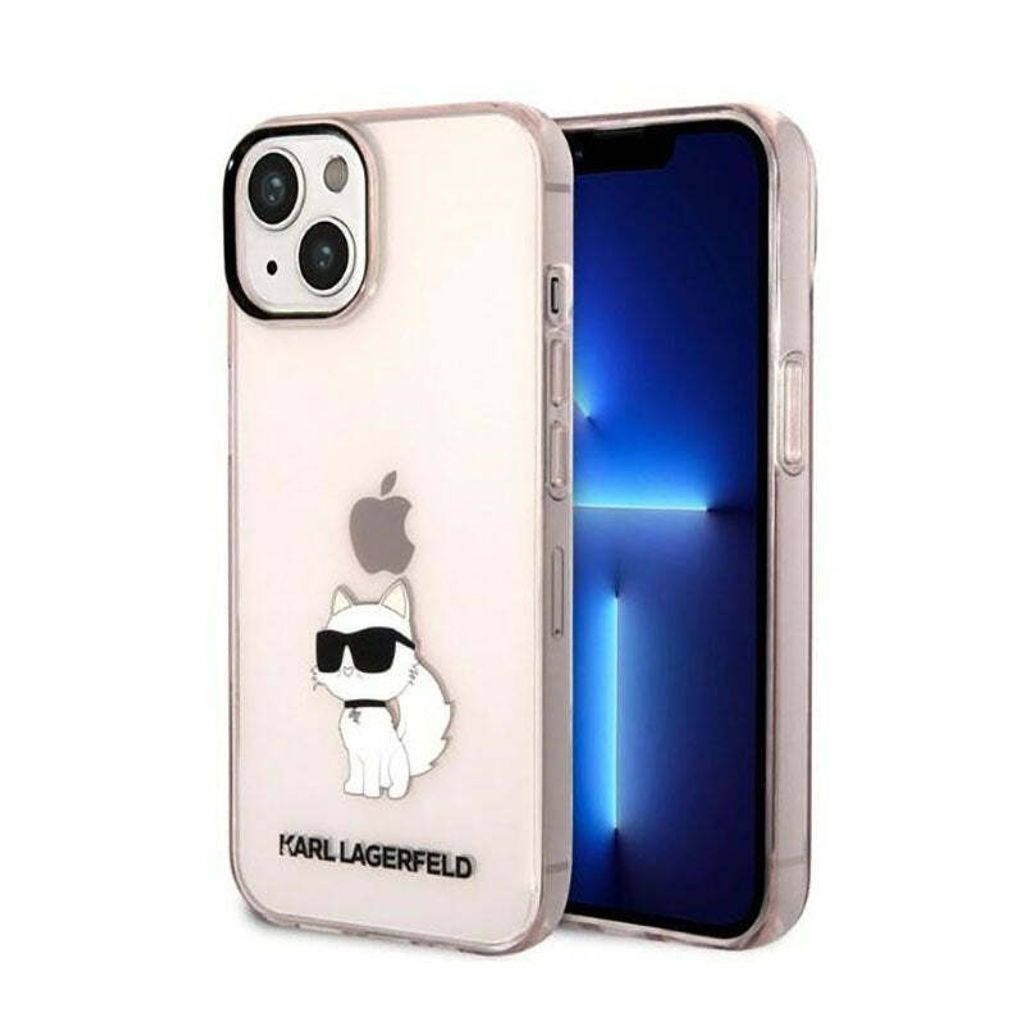 Karl Lagerfeld IML Choupette NFT Case für iPhone 14 Plus Pink
