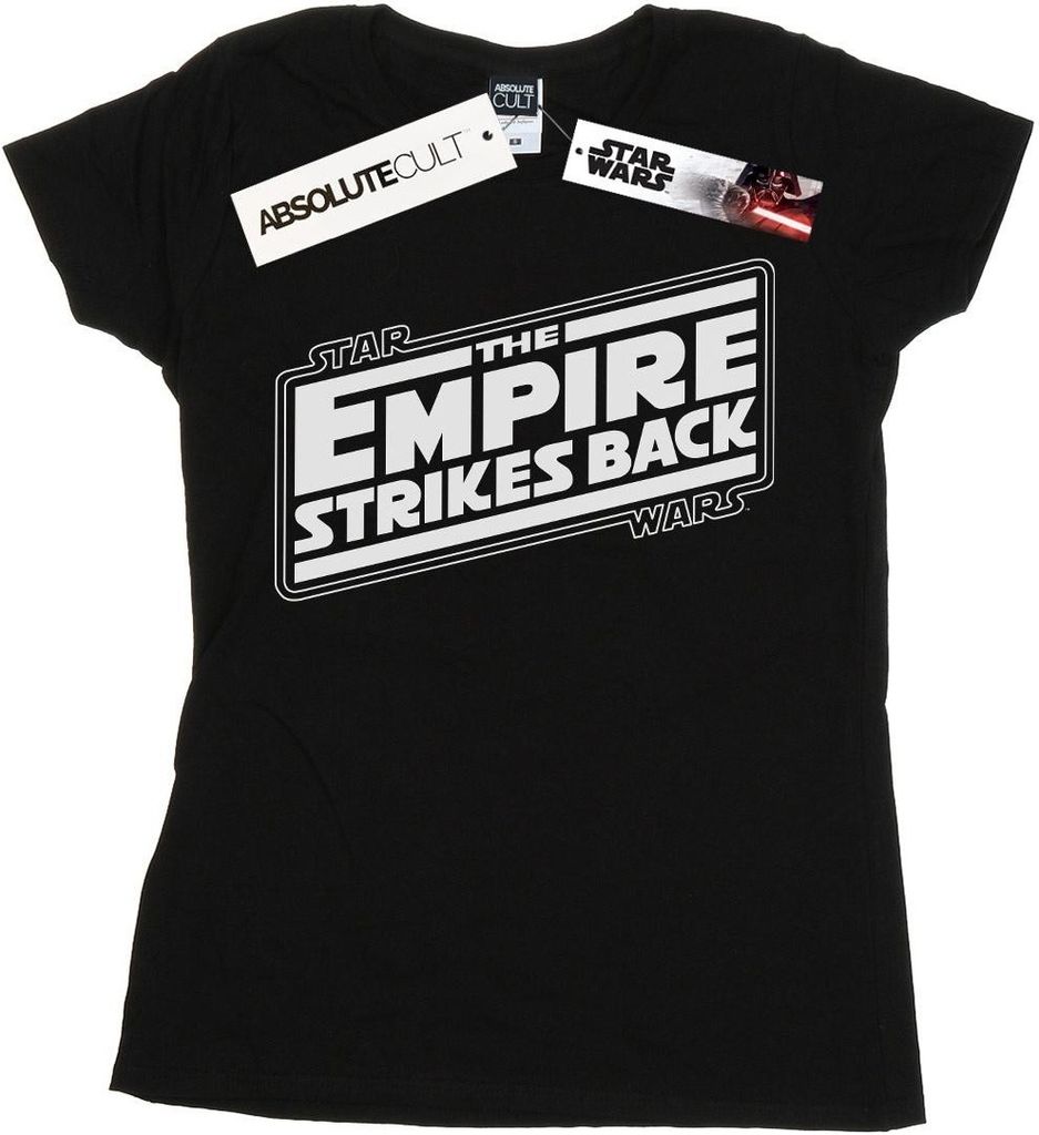 Star Wars - "The Empire Strikes Back" T-Shirt für Damen BI42248 (M) (Schwarz)