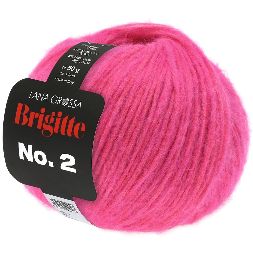 Lana Grossa - Brigitte No. 2 0019 neonpink Produktbild 