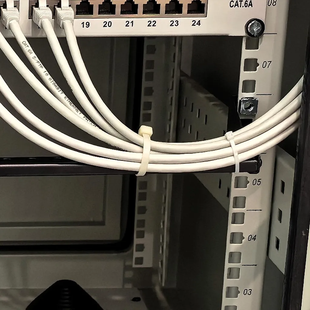 Rail de Guidage 1U Noir à Profondeur Ajustable pour Rack 19'' VALUE