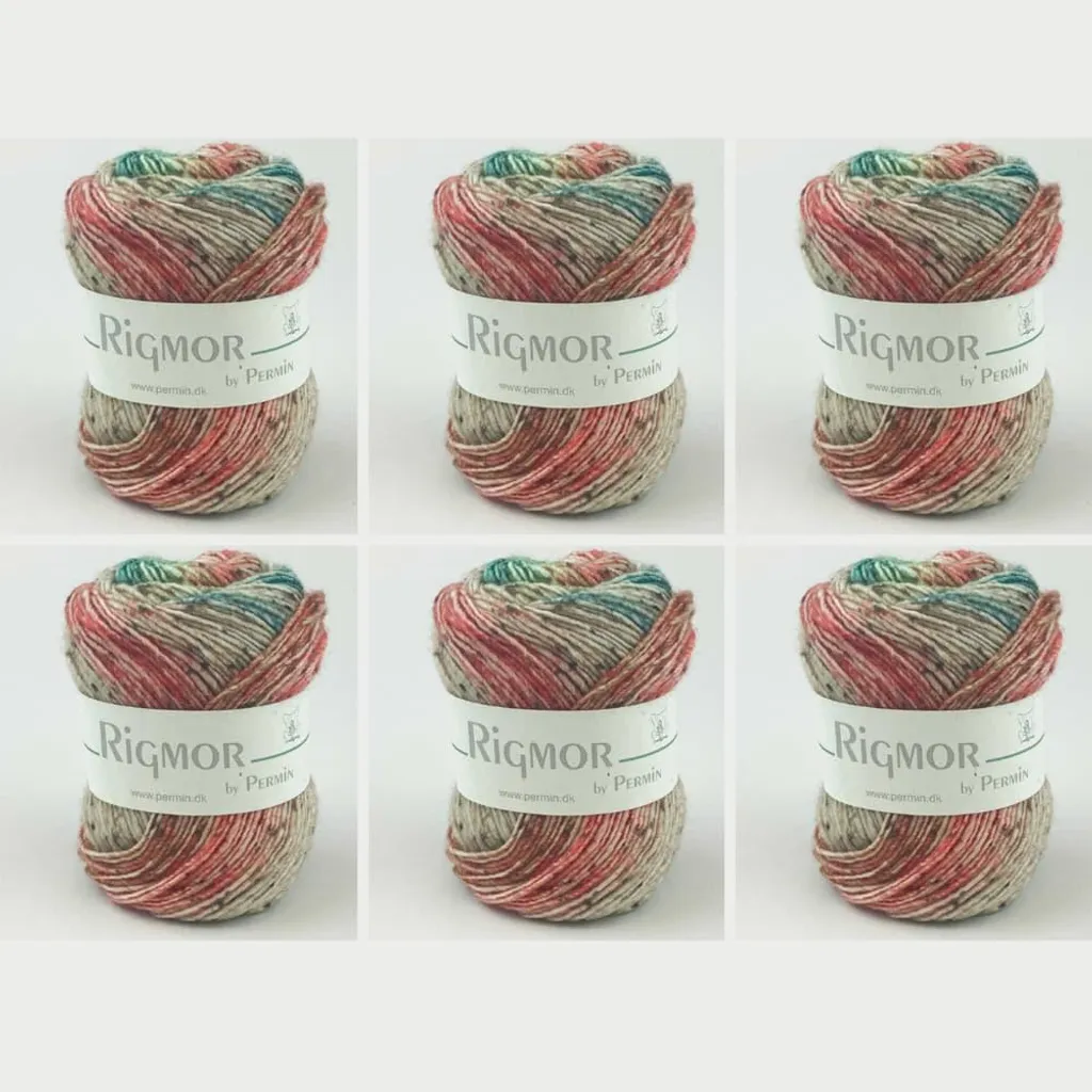 Laine douce lavable en machine Rigmor by Permin - 6 pelotes superwash 24