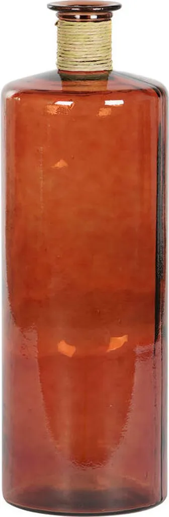 Vase Haut pour Fleurs Séchées et Pampa en Verre et Terre Cuite 75cm