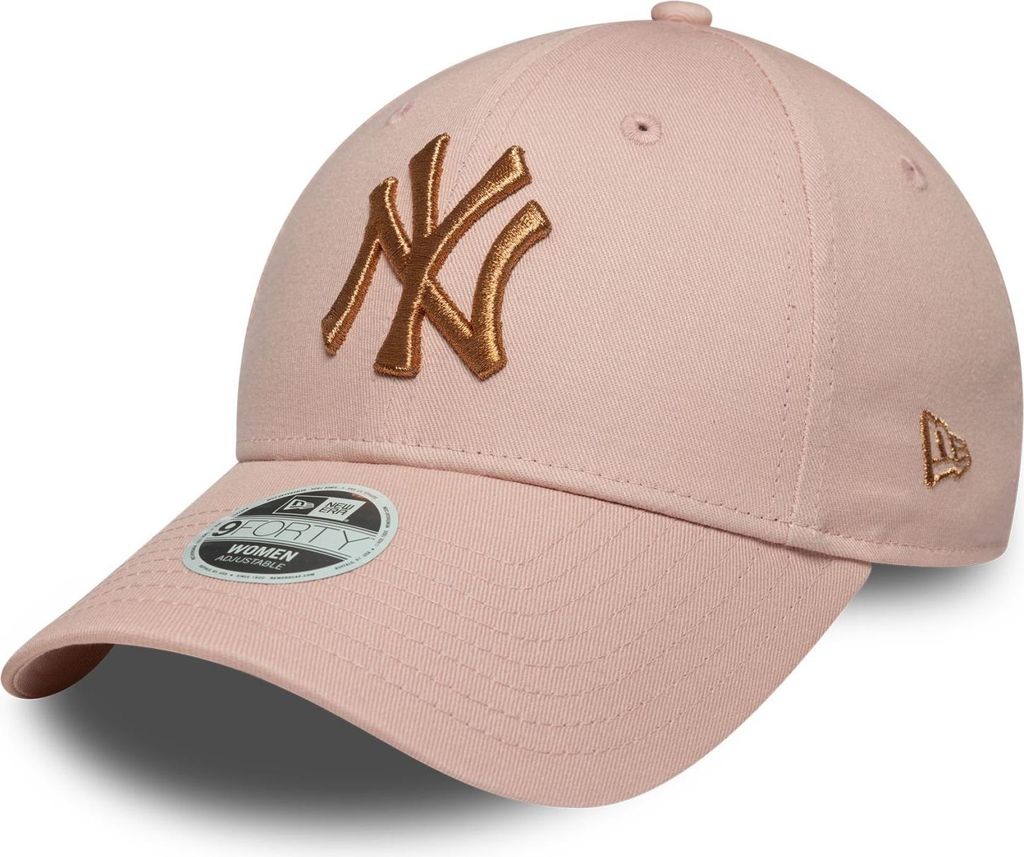 New Era 9Forty Damen Cap - METALLIC New York Yankees rosa