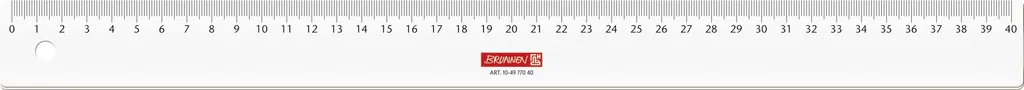 BRUNNEN 104977040 Righello 40 cm cristallino