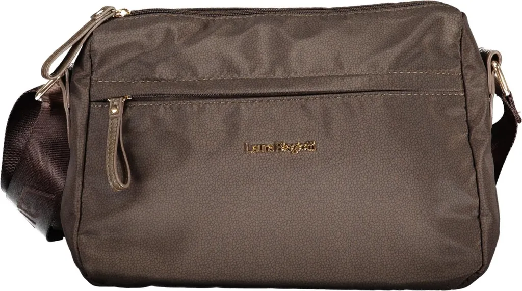 Sac bandoulière marron bicolore pour femme chic et pratique au quotidien