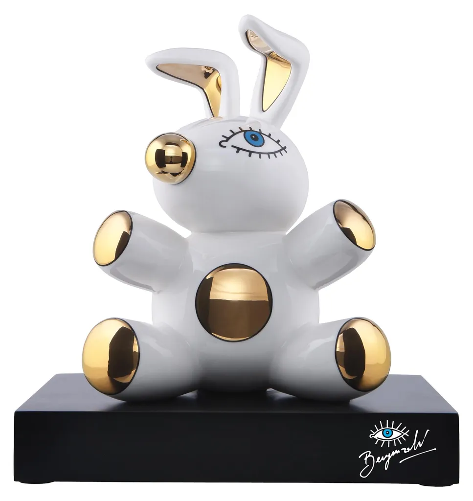 Déco Design Magic Bunny Goebel en Porcelaine pour Salon et Intérieur
