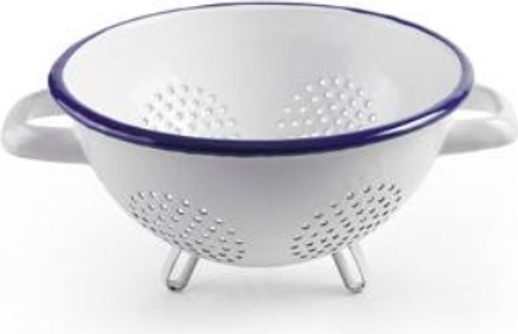 Durszlak emaliowany ¤20cm miska biały Zdjęcie produktu 