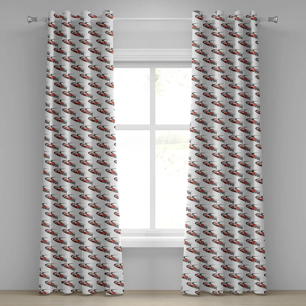 Décoration murale thématique : Rideaux Voitures de Course F1 280x175