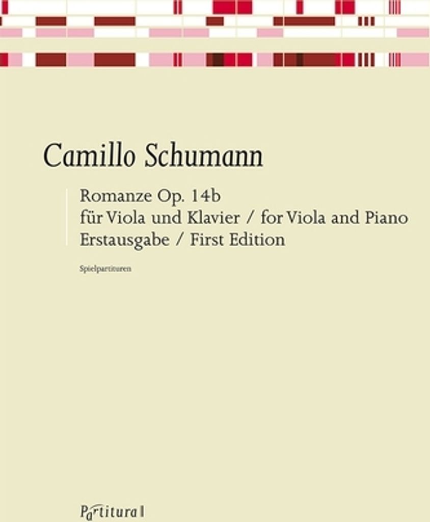 Romanze op.14b für Viola und Klavier 2 Spielpartituren