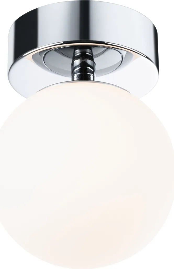 Plafoniera LED Paulmann Gove Nera: Design Moderno per Bagno