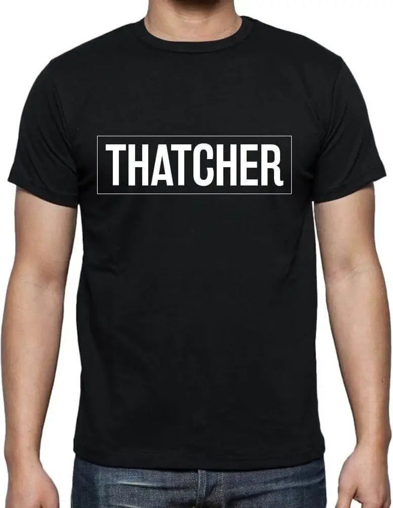 Herren Grafik T-Shirt Thatcher-Besetzung – Thatcher Occupation – Öko-Verantwortlich Vintage Jahrgang Kurzarm Lustige Druck Geburtstag Geschenk...