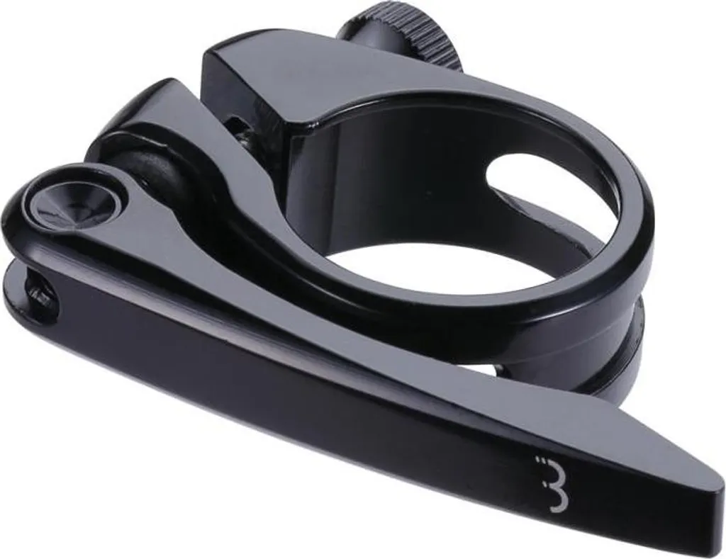 Serrage selle vélo 28,6 mm BBB LightLever noir : fini la selle qui glisse