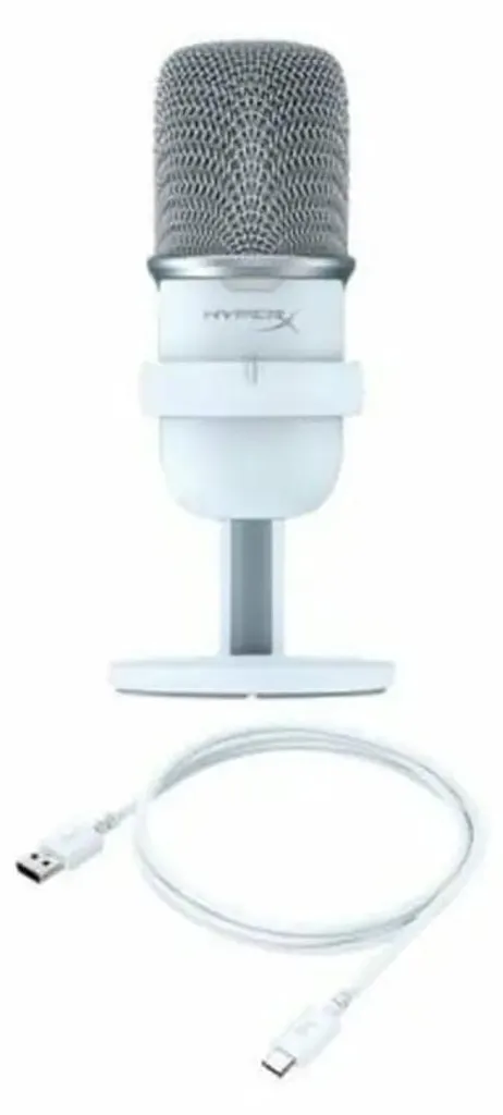 Microphone USB sans Bruit de Fond HyperX SoloCast Blanc PC Mac - 7