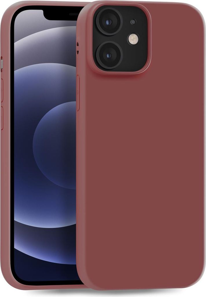 Hülle für Apple iPhone 12 Mini - Handyhülle Cover aus Silikon in Braun