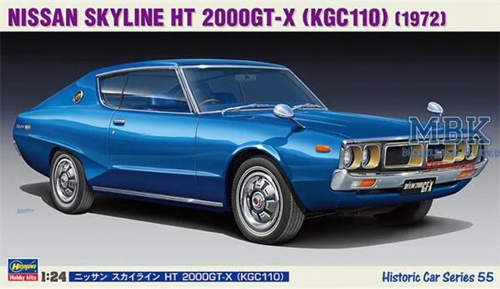 Kit de montage voiture miniature Nissan Skyline HT 2000GT-X Hasegawa HC55