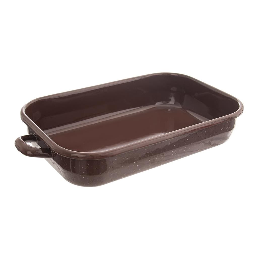 KARL KRÜGER Vierkantpfanne 32x22x6,5 cm emailliert schwarz Obrázok produktu 