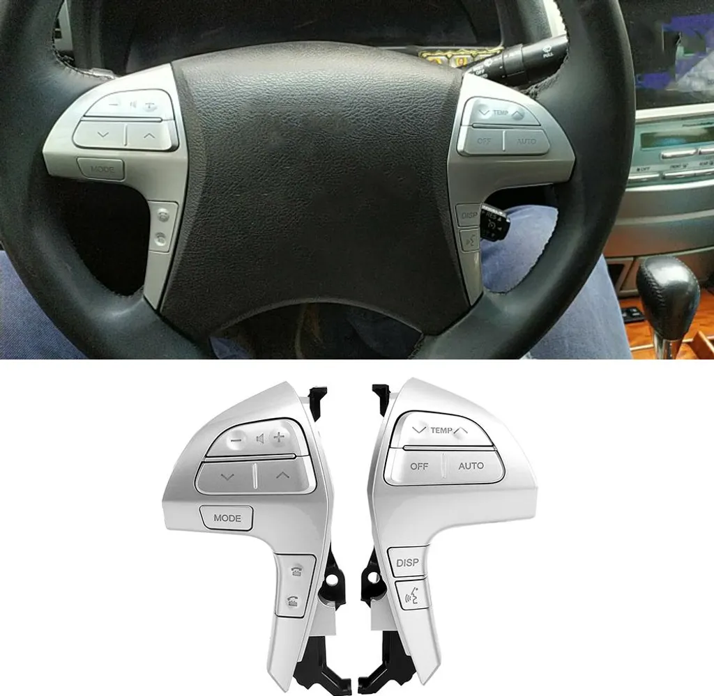 Commandes de volant multifonctions de remplacement pour Toyota Argenté - 5