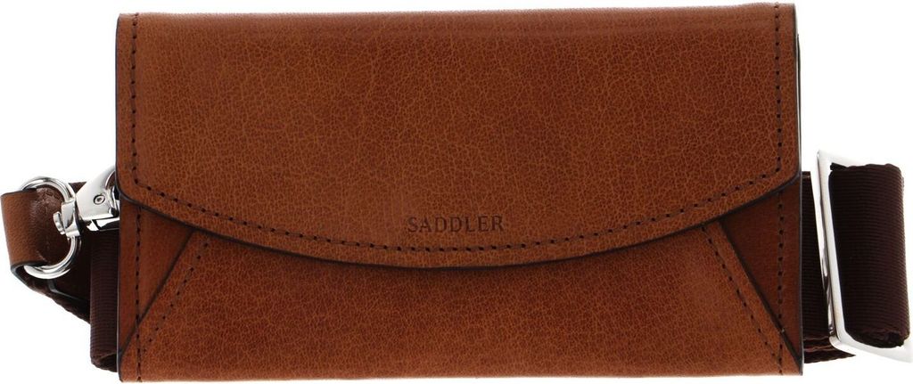 SADDLER Leder Geldbörse Umhängetasche Lycksele Crossbody Bag Tan braun