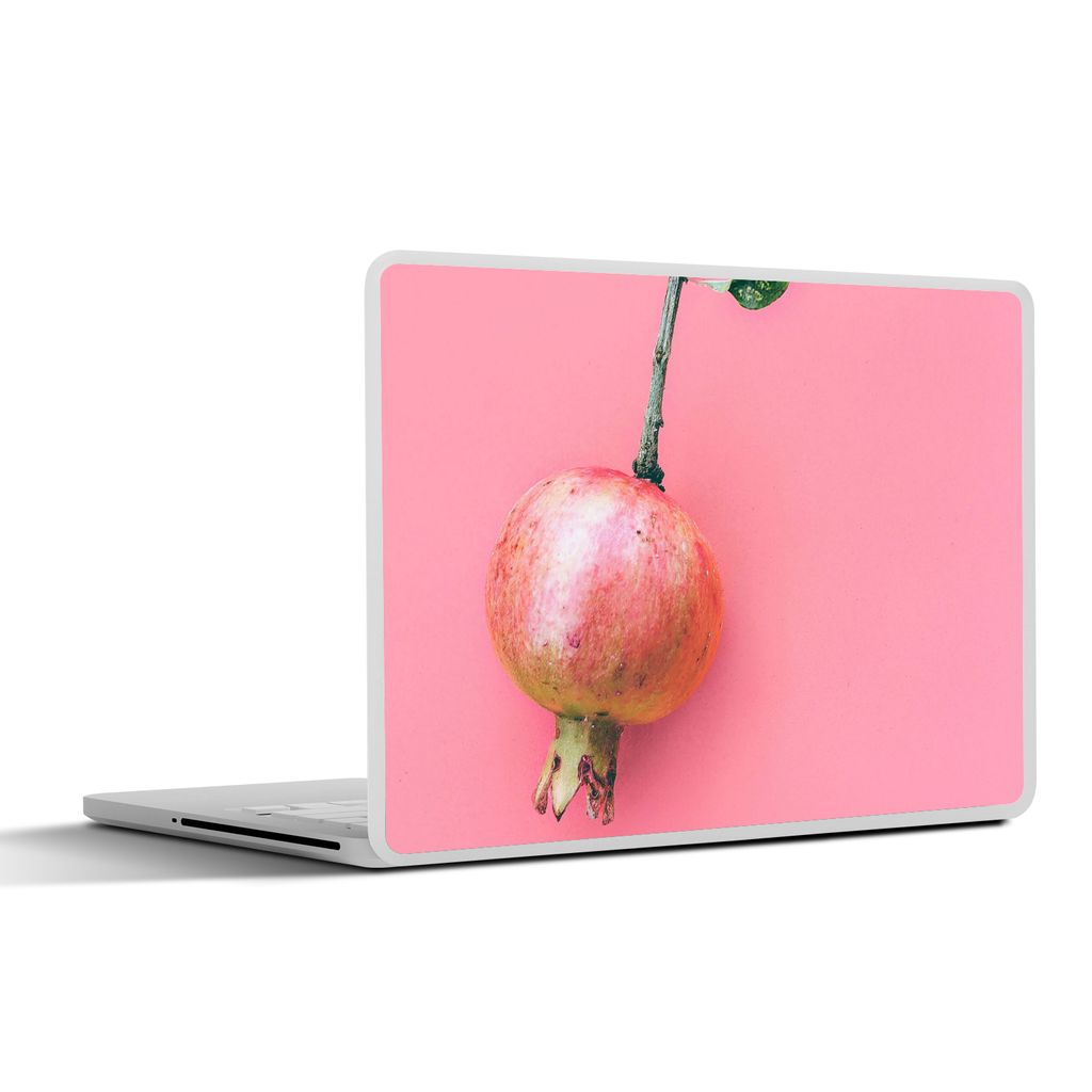 MuchoWow Laptop Aufkleber Sticker Cover Pflanzen - Sommer - Rosa 30x21 cm - Sticker für Laptop - Selbstklebend