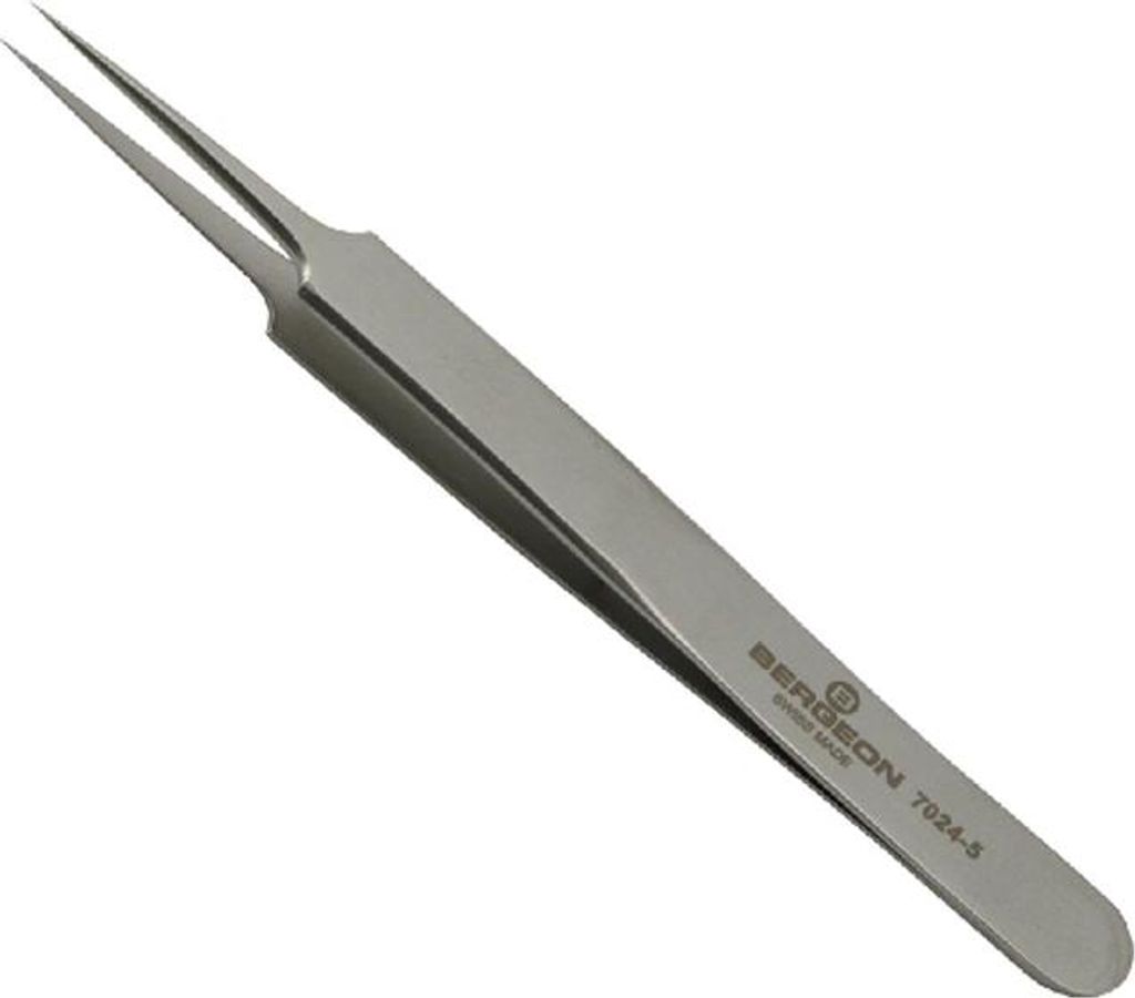 Bergeon 7024-5 Antimag Magnetische Edelstahl Pinzette