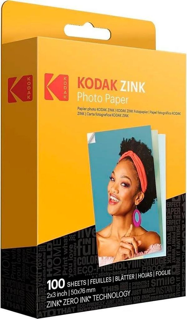 Kodak Zink 2x3 Fotopapier 100 Einheiten Durchsichtig  Produktbild 