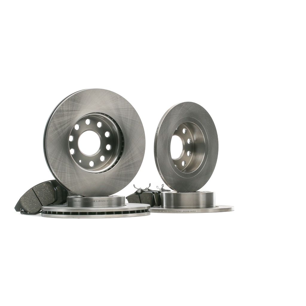 2X Bremsscheiben + Bremsbeläge Vorne Hinten