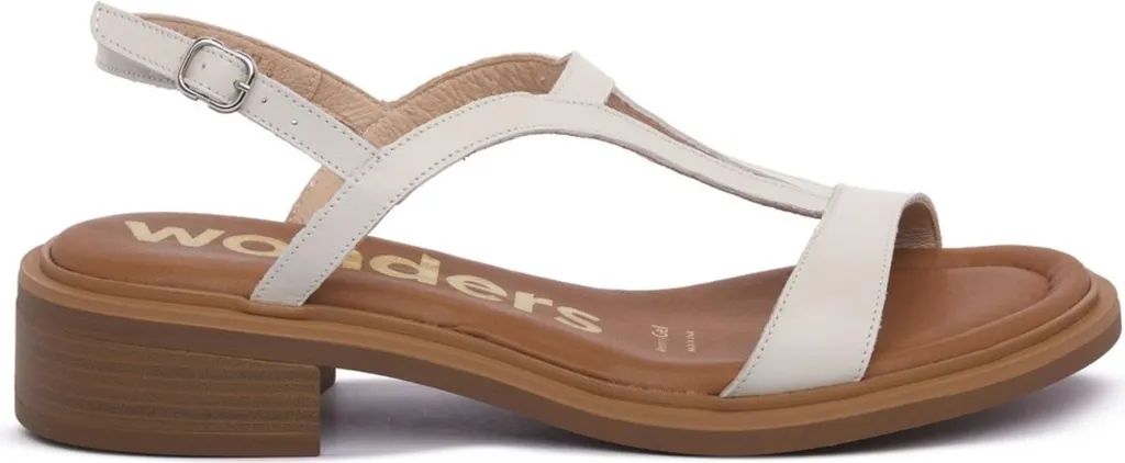 Fini les Pieds Fatigués avec les Wonders Iseo 9605 Cuir Blanc
