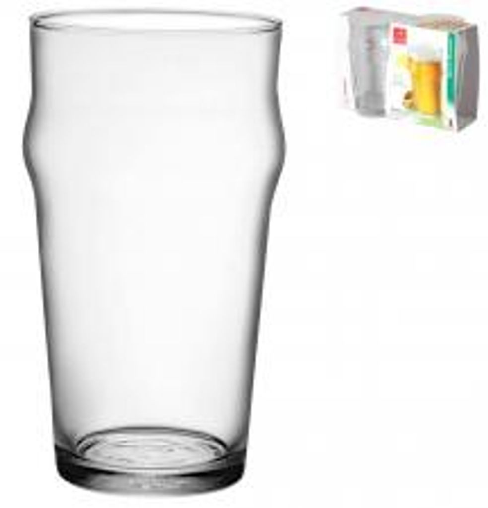BORMIOLI ROCCO Set mit 2 Biergläsern aus Glas, Serie Nonix, Produktbild 