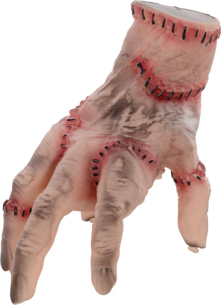 Horror-Hand, Helloweendeko, aktiviert mit Geräusche/Berührung, beweglich, Sound