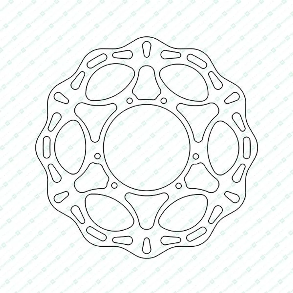 Disque de frein anti-vibration pour supprimer les sifflements