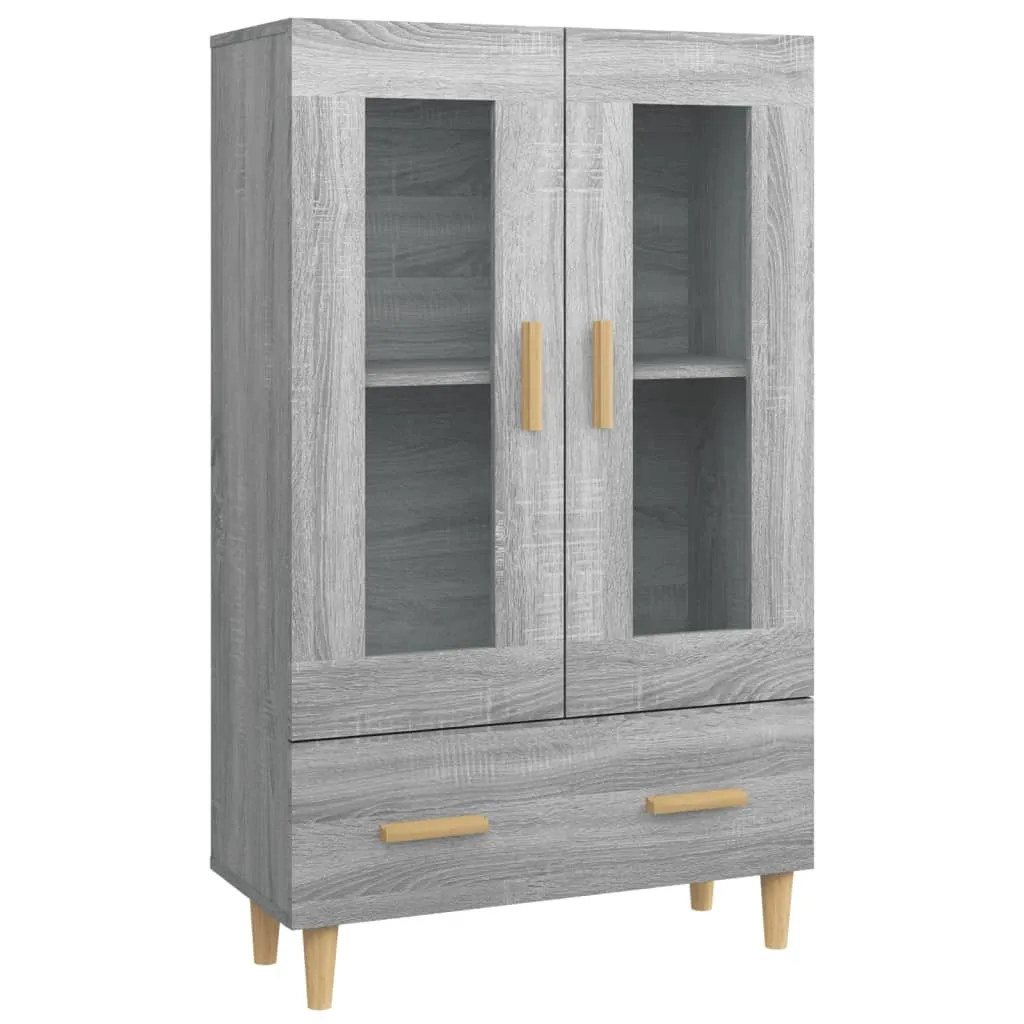 SYFAX™ Credenza Grigio Sonoma 70x31x115 cm in Legno Multistrato