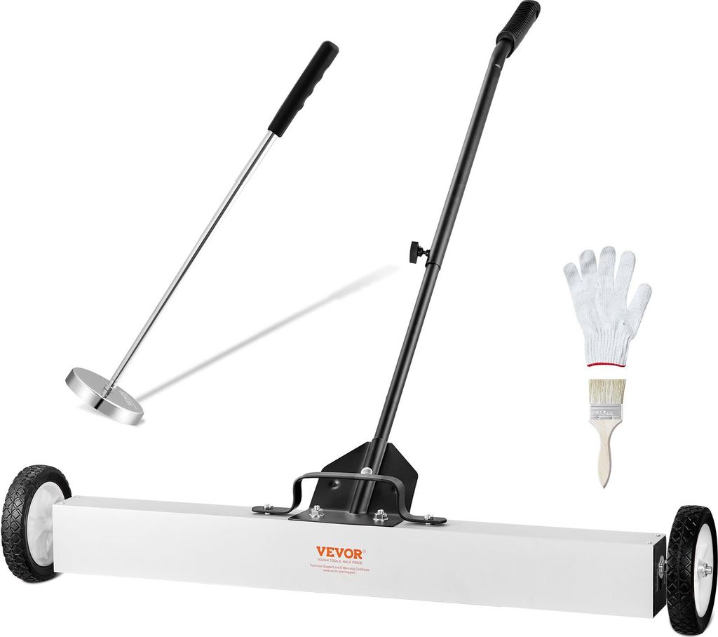 Magnetkehrmaschine Teleskop-Magnetbesen Teppichkehrmaschine Rollbar 91cm