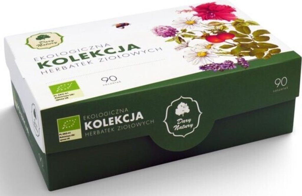 Gifts of Nature Sammlung von Kräutertees 90Sasz Eco