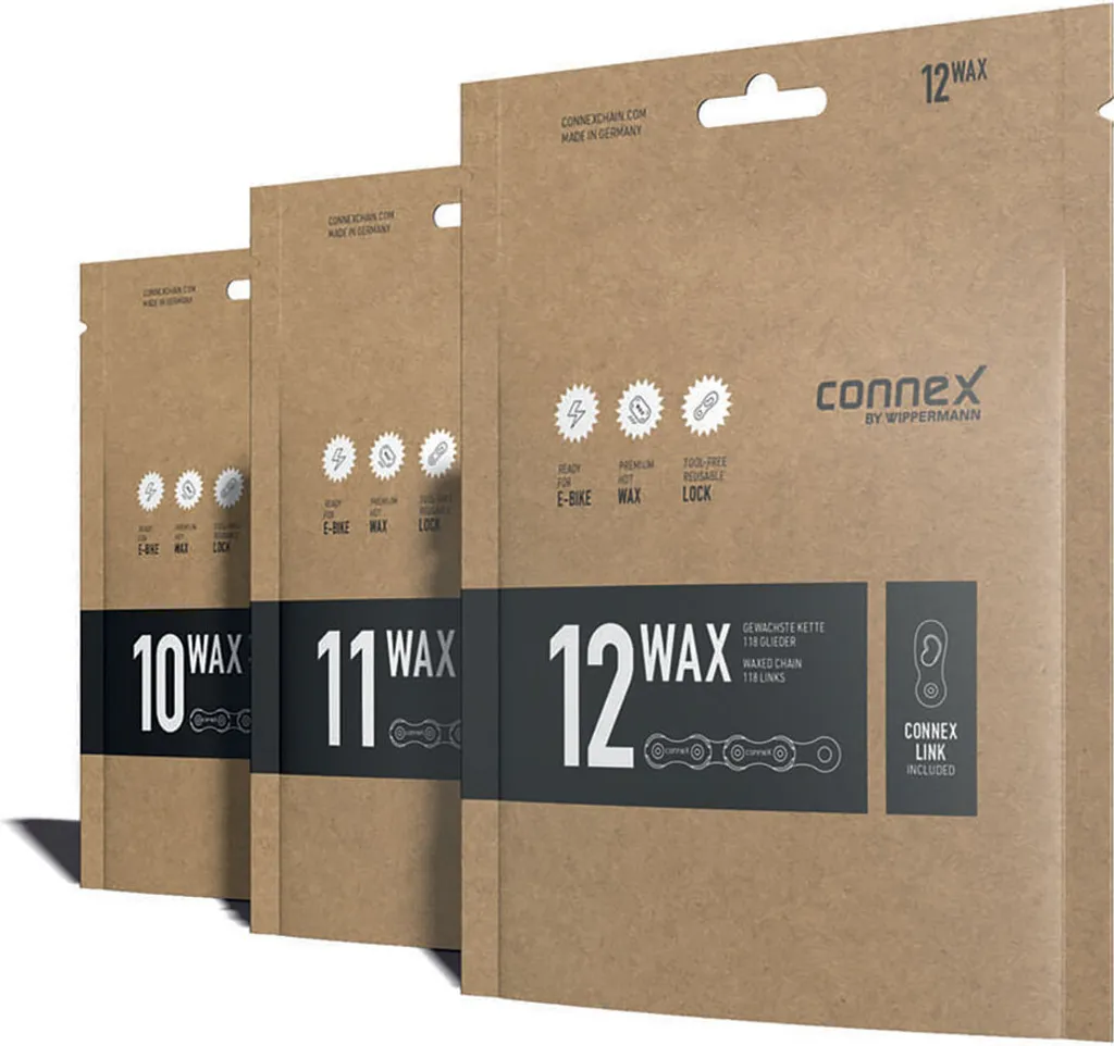 Chaîne Connex 11sW 11v version cirée 118 maillons argentée durable - 6