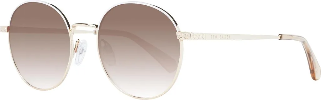 Ted Baker TB1679 449 Occhiali da Sole Donna Oro e Marrone Sfumato