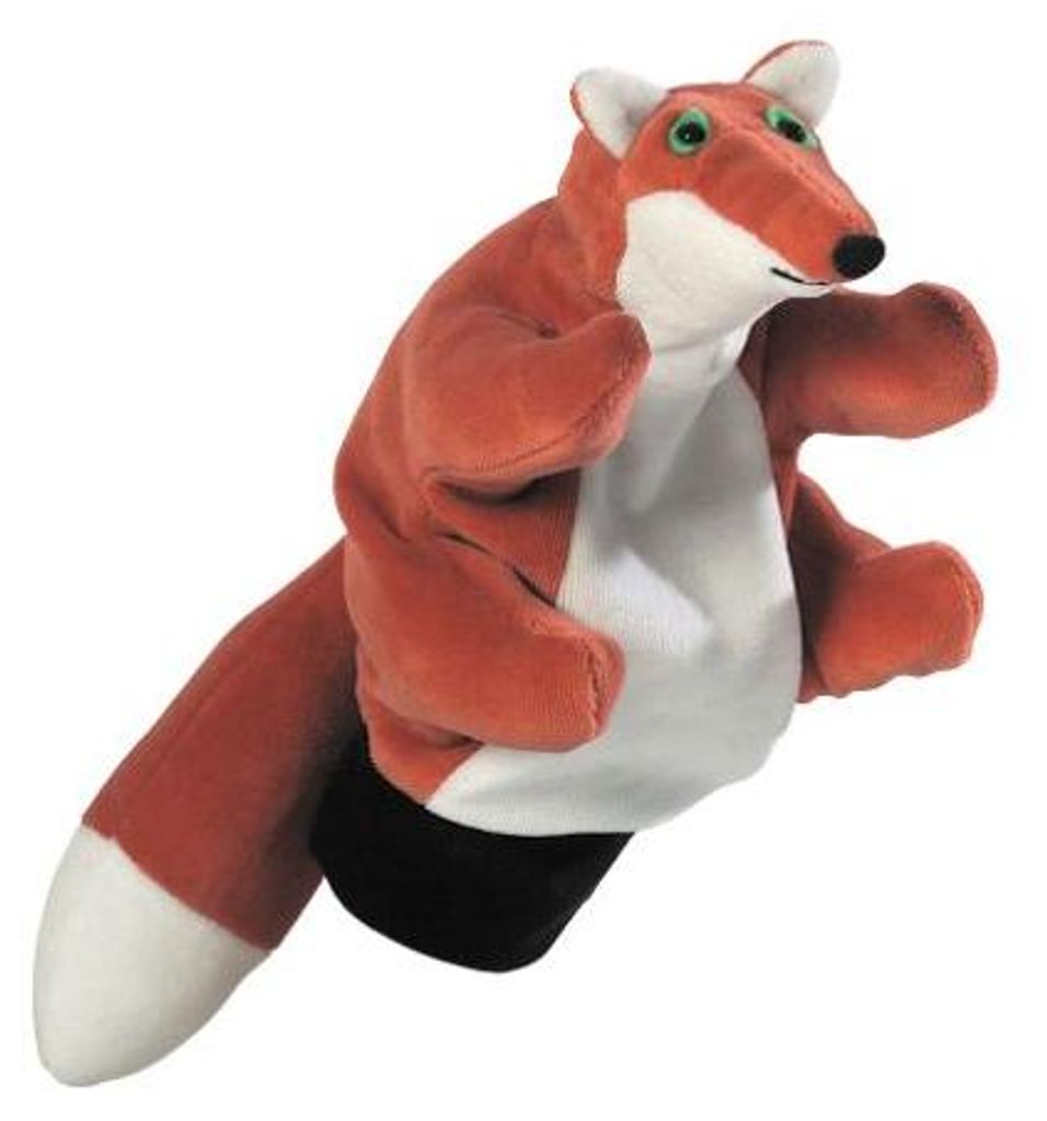 Beleduc Handpuppe Fuchs Plüsch Kasperlefigur Braun 22 cm Spielzeug