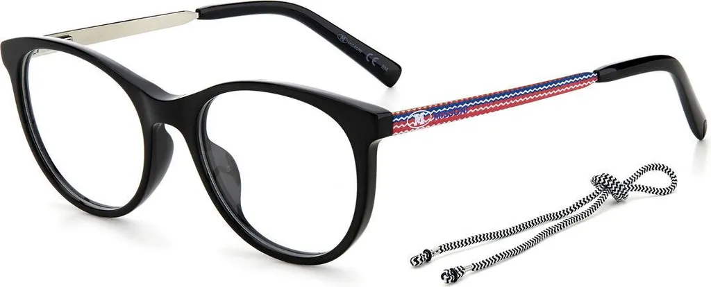 Lunettes de vue fille M Missoni MMI 0031/TN INA Noir pour école et mode