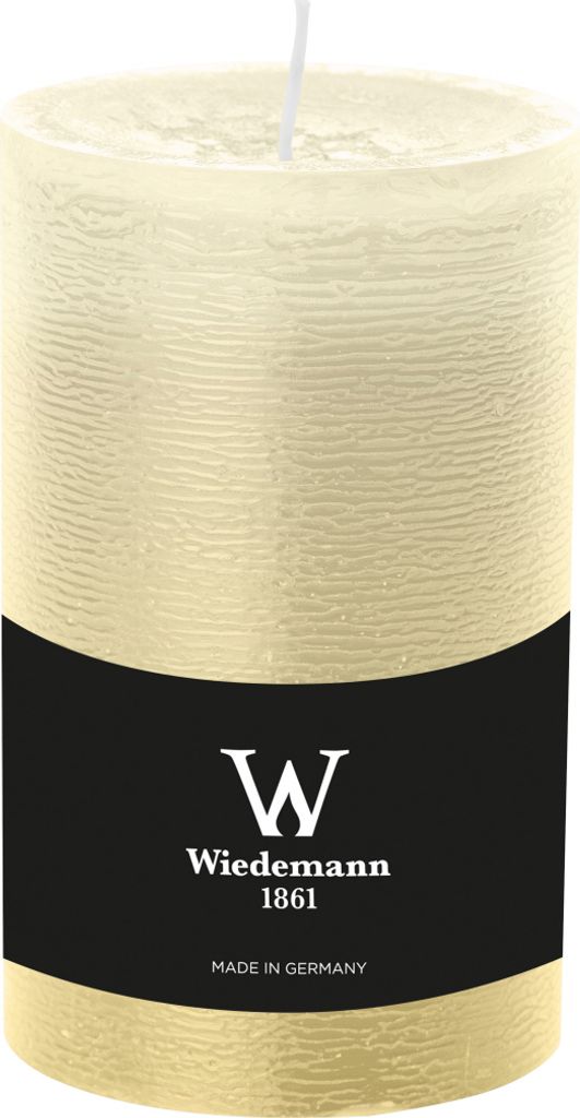 Wiedemann Marble Rustik Kerzen, Stumpenkerzen, Bisquit 130 x Ø 78 mm