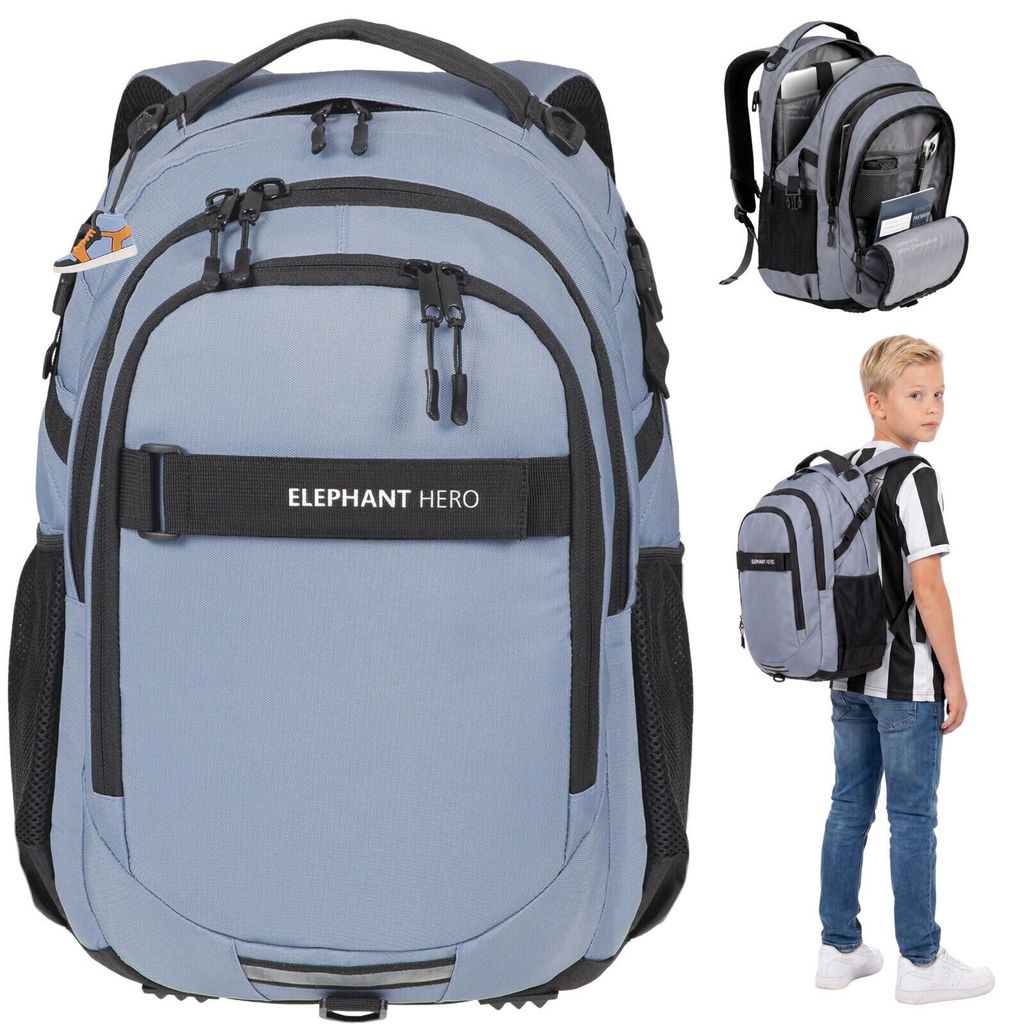 Schulrucksack Schultasche Jungen Elephant Hero Signature Produktbild 