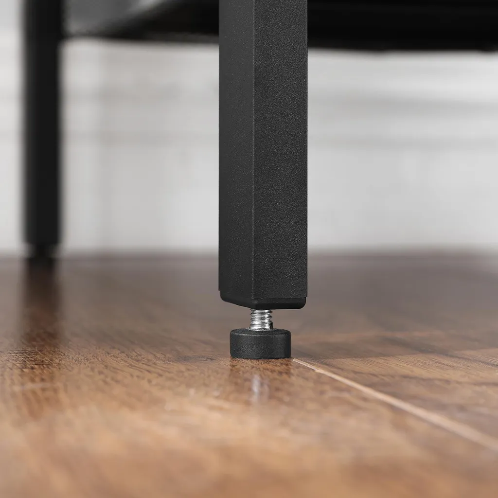 Table d'appoint gain de place grise et noire pour petits espaces