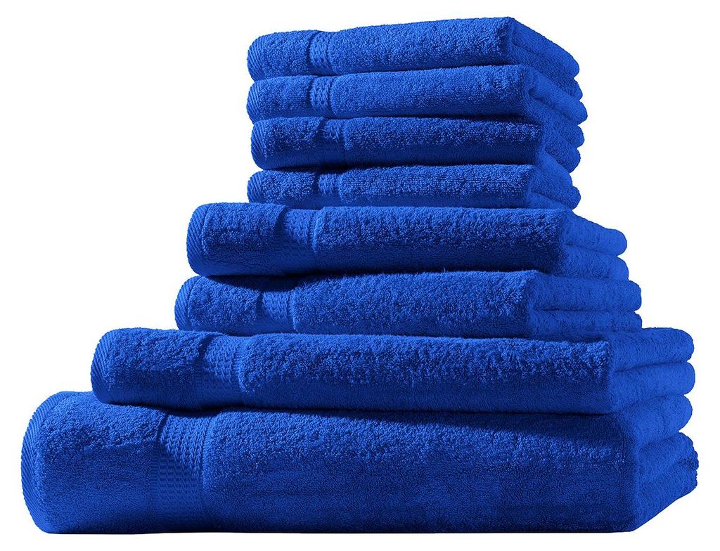 XL-Set 8tlg Frotteetücher Elegance 100% Baumwolle 500 gsm Produktbild 
