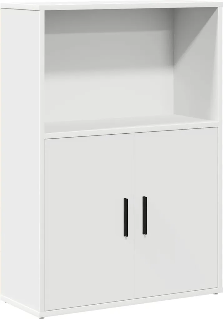 vidaXL Libreria Bianca 60x24x85 cm - Scaffale Multiuso in Legno Robusto - 1